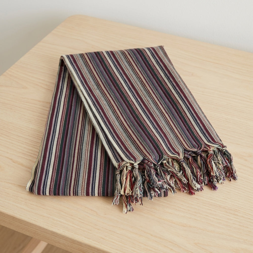 Casablanca Sustainable Turkish Towel / Blanket - Indigo